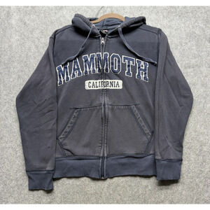 Outfitter Trading Co Mammoth California Hoodie Mens Small Blue Sweatshirt